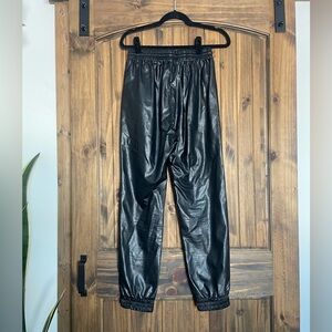 Shiny Joggers with Drawstring